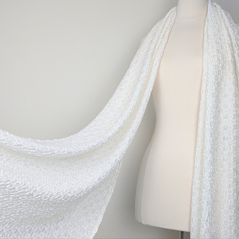 Ivory Lace Bridal Shawl Scarf